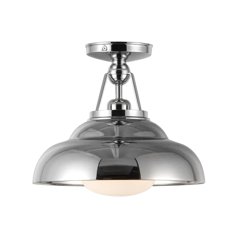 Palmetto 12-in Semi-Flush Mount — Kuzco Lighting LED Post Top Lights 60.0W 