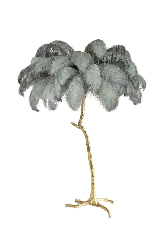 Brass Ostrich Feather Floor Lamp — Samu Lighting LED Landscape Lights 5.0W 