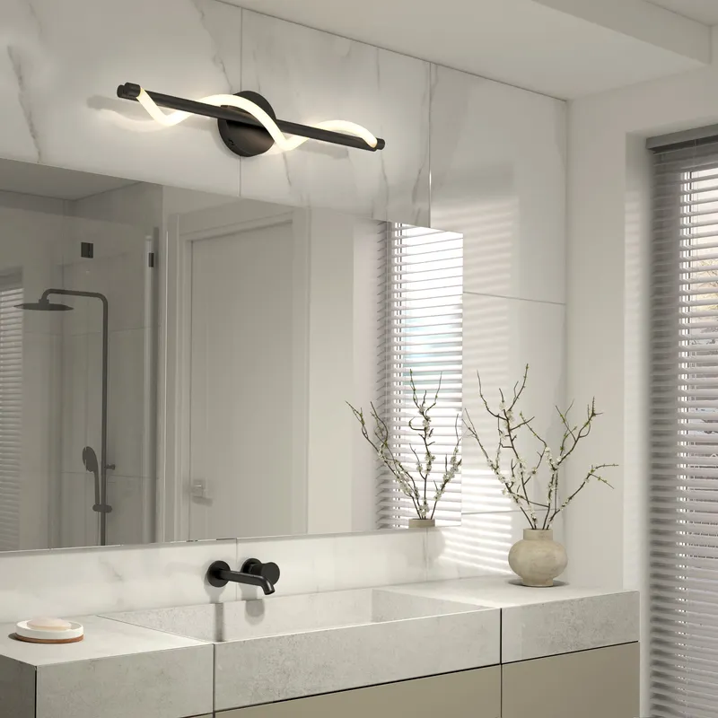 Neon modern LED bathroom vanity light 5 CCT — Artika LED Wall Lights  