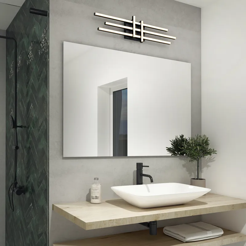 Grid modern LED bathroom vanity light — Artika LED Wall Lights  