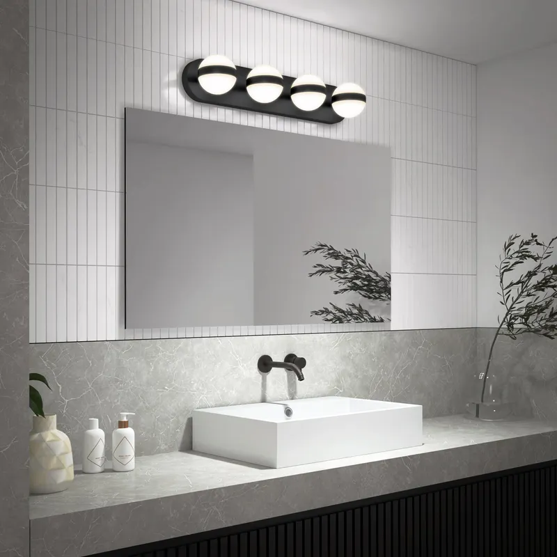 Baldric LED modern bathroom vanity light 3 CCT — Artika LED Wall Lights  