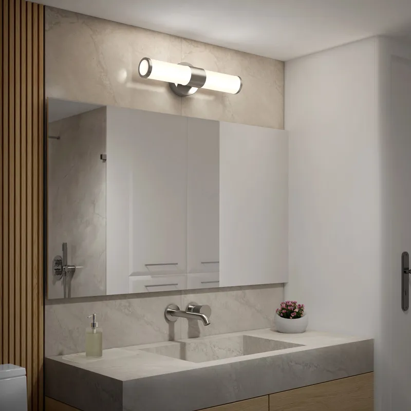 Adina modern bathroom vanity light 3 CCT — Artika LED Wall Lights  