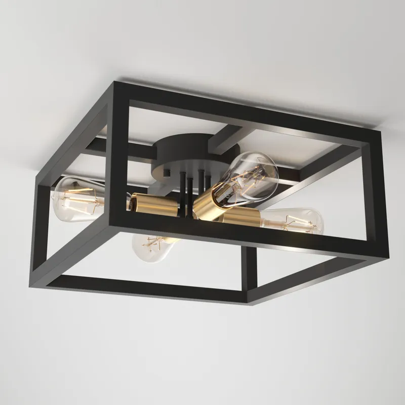 Princeton 4-light flush mount flush mount light — Artika LED Ceiling Lights  
