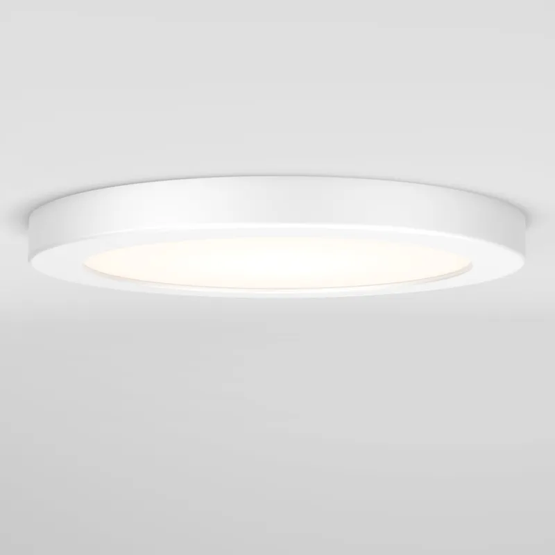 Europa Disk 7 in. LED modern flush mount light 3 CCT — Artika LED Ceiling Lights  
