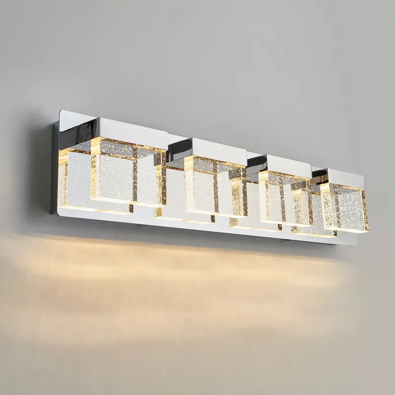 Bubble Cube 4-light LED bathroom vanity light — Artika LED Wall Lights  