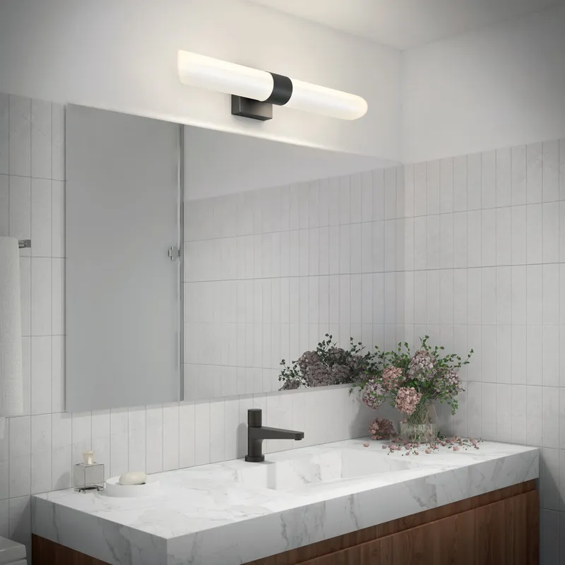 Wilton LED modern bathroom vanity light 5 CCT — Artika LED Wall Lights  
