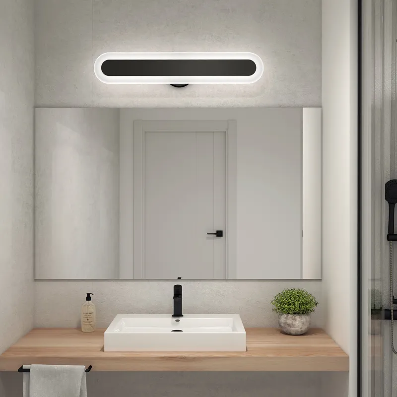 Pista modern LED bathroom vanity light 5 CCT — Artika LED Wall Lights  
