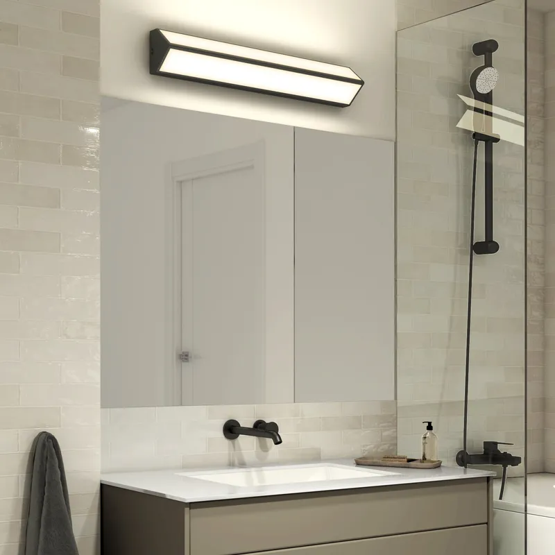 Preston LED modern bathroom vanity light 3 CCT — Artika LED Wall Lights  
