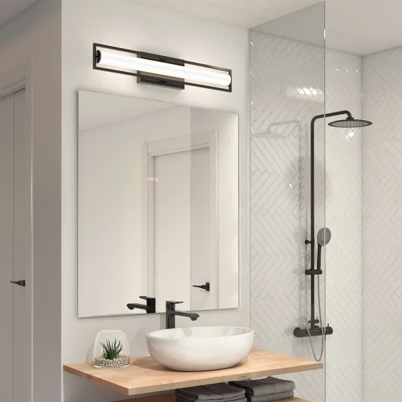 Rialto modern LED bathroom vanity light 3 CCT — Artika LED Wall Lights  