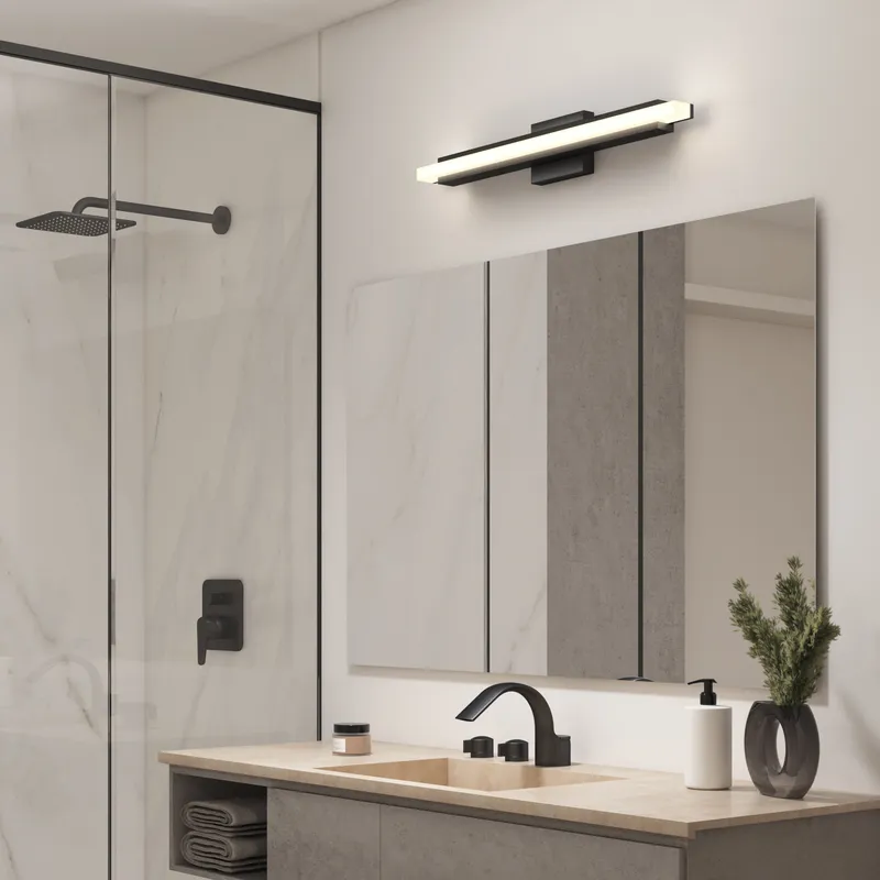 Ophelia modern LED bathroom vanity light 5 CCT — Artika LED Wall Lights  