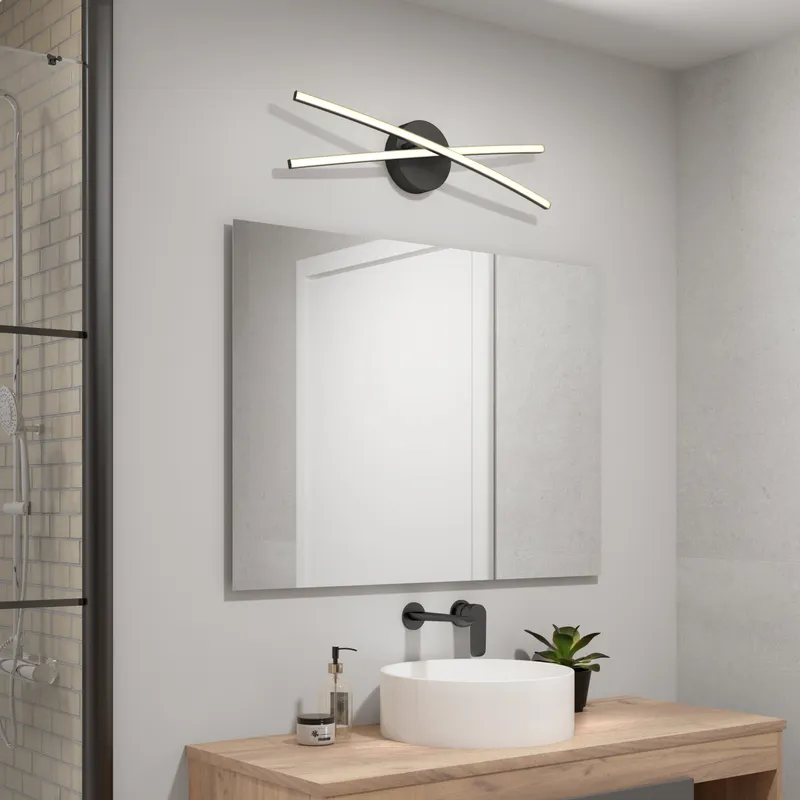 Orly modern LED bathroom vanity light 3 CCT — Artika LED Wall Lights  