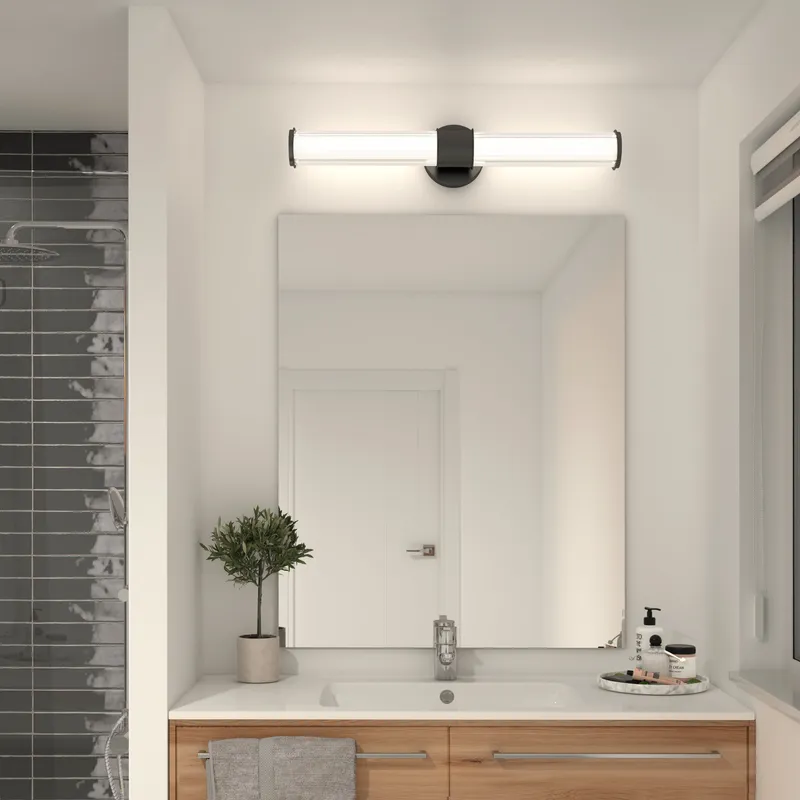 Kendra LED contemporary bathroom vanity light 3 CCT — Artika LED Wall Lights  