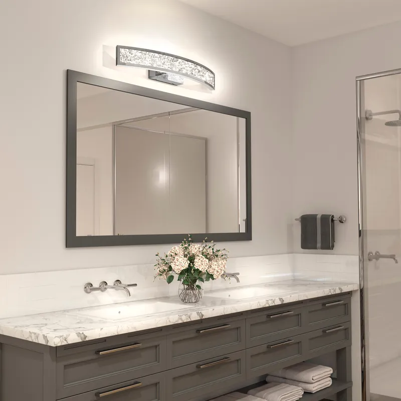 Glitter modern LED bathroom vanity light — Artika LED Wall Lights  