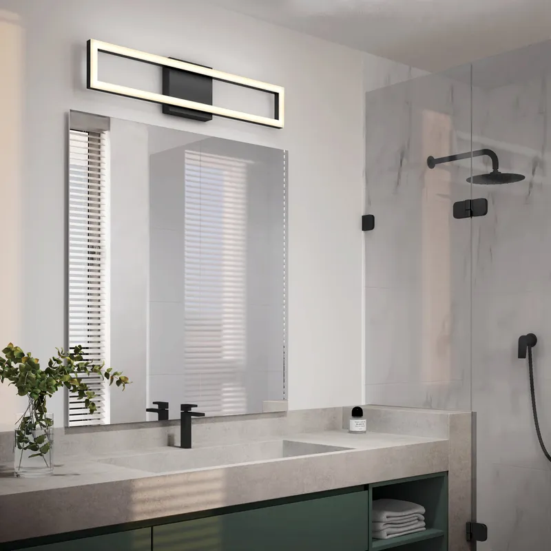 Dover modern LED bathroom vanity light 5 CCT — Artika LED Wall Lights  