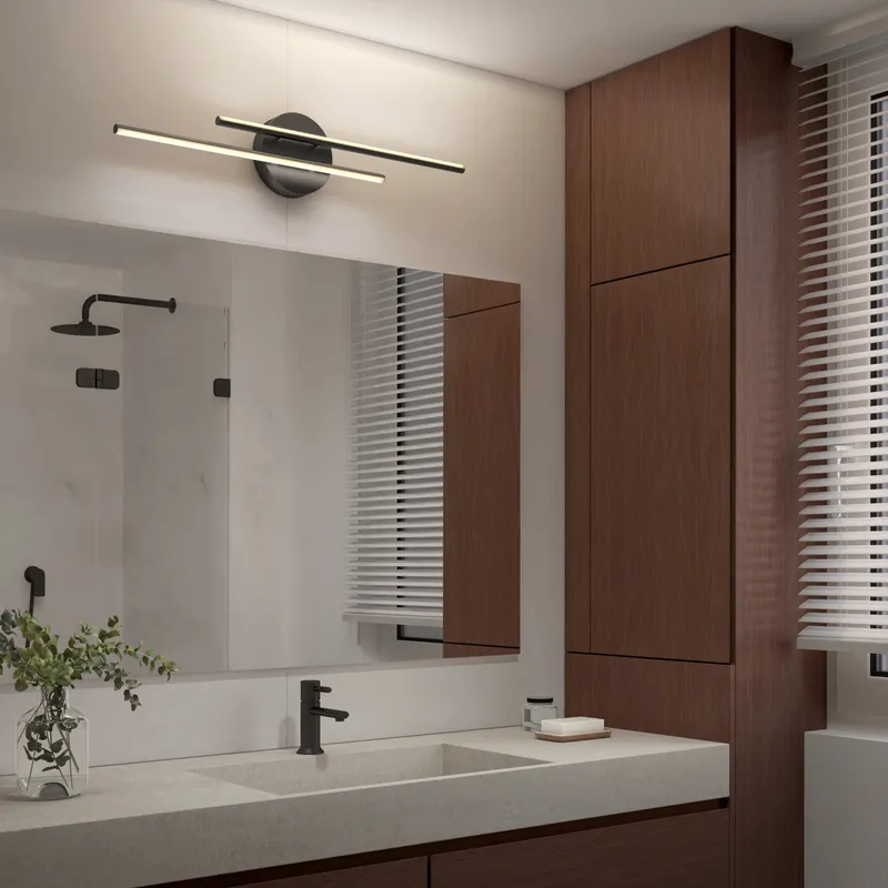 Cisco modern LED bathroom vanity light 5 CCT — Artika LED Wall Lights  