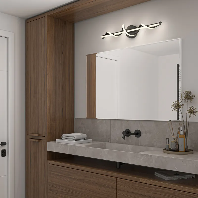 Coda modern LED bathroom vanity light 5 CCT — Artika LED Wall Lights  