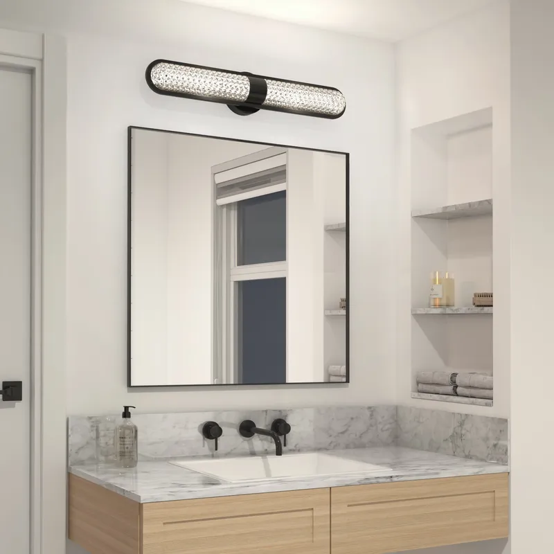 Carat LED contemporary bathroom vanity light 3 CCT — Artika LED Wall Lights  