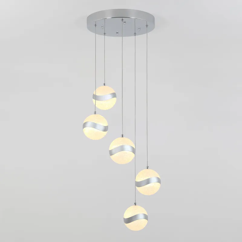 Wavey 5-light LED pendant — Artika LED Pendant Lights  