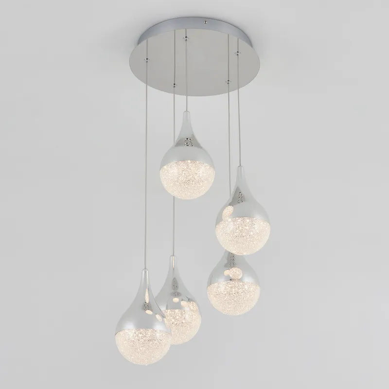 Glitzer 5-light LED pendant — Artika LED Pendant Lights  
