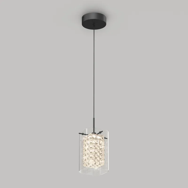 Crystal Cube 1-light LED pendant light — Artika LED Pendant Lights  