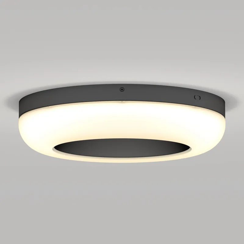 Louka 15 in. modern LED flush mount light 5 CCT — Artika LED Ceiling Lights  