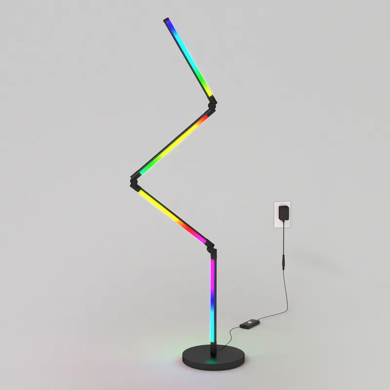 Fitch smart foldable RGB LED gaming floor lamp — Artika LED General Lighting  