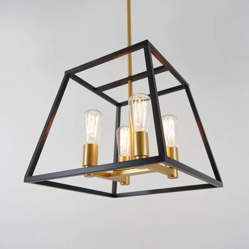 Carter Square 4-light LED chandelier — Artika LED Pendant Lights 60.0W 