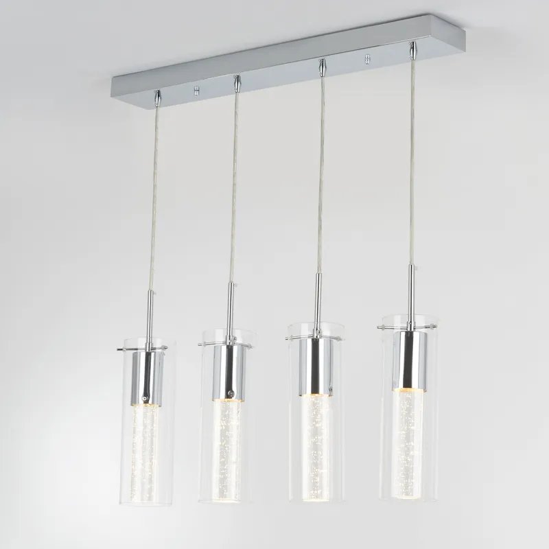 Bubble Flow 4-light LED pendant light — Artika LED Pendant Lights  