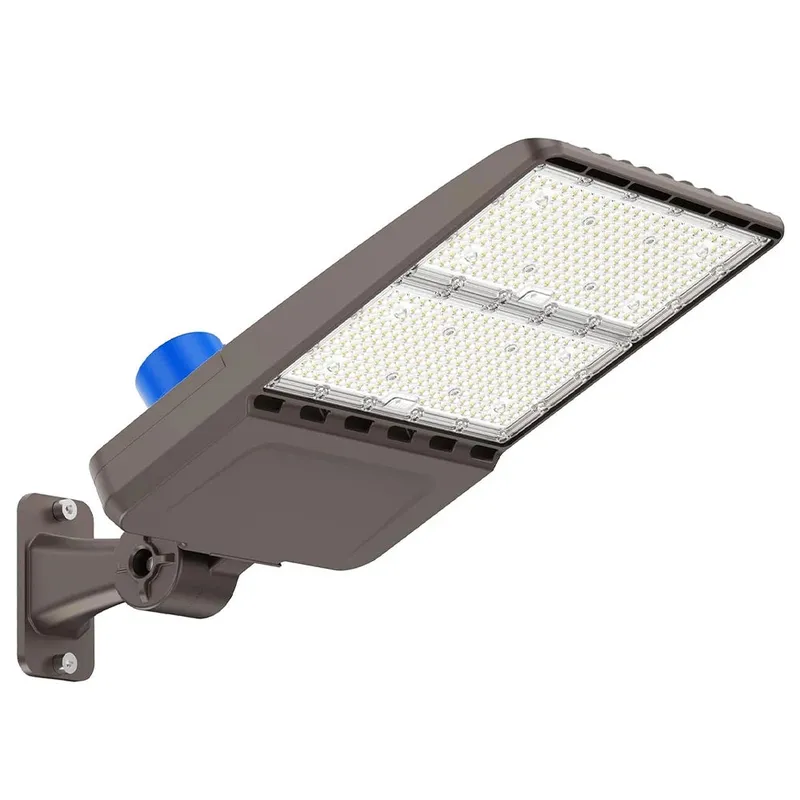 GGJIA 400W 56,000LM LED Parking Lot Lights with Arm Mount, Dusk-to-Dawn — G GJIA Lighting LED Area Lights 400.0W 