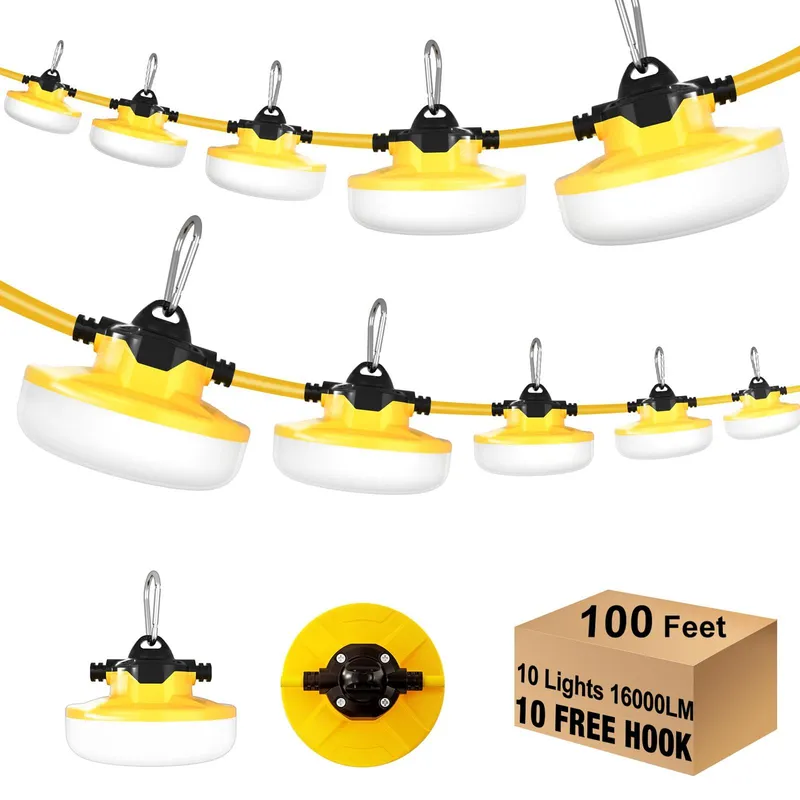 GGJIA 130W LED Construction String Light Flat Series — G GJIA Lighting LED General Lighting 130.0W 