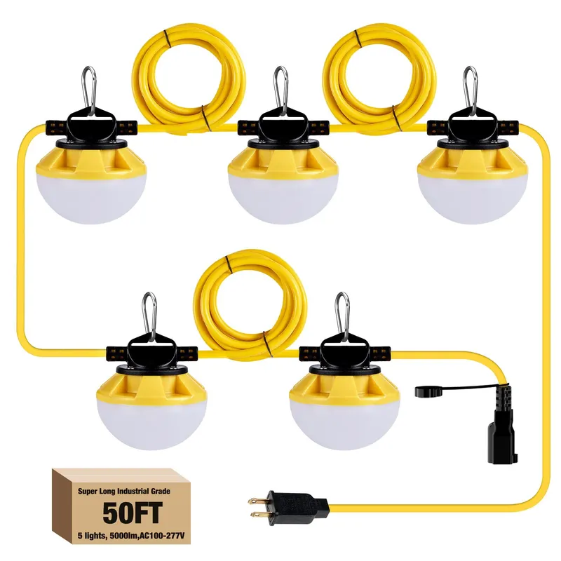 GGJIA 50W LED Construction String Light  Round Series — G GJIA Lighting LED General Lighting 50.0W 