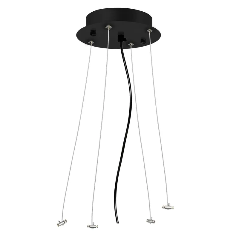 Black Round Suspension Kit — CWI Lighting LED General Lighting  