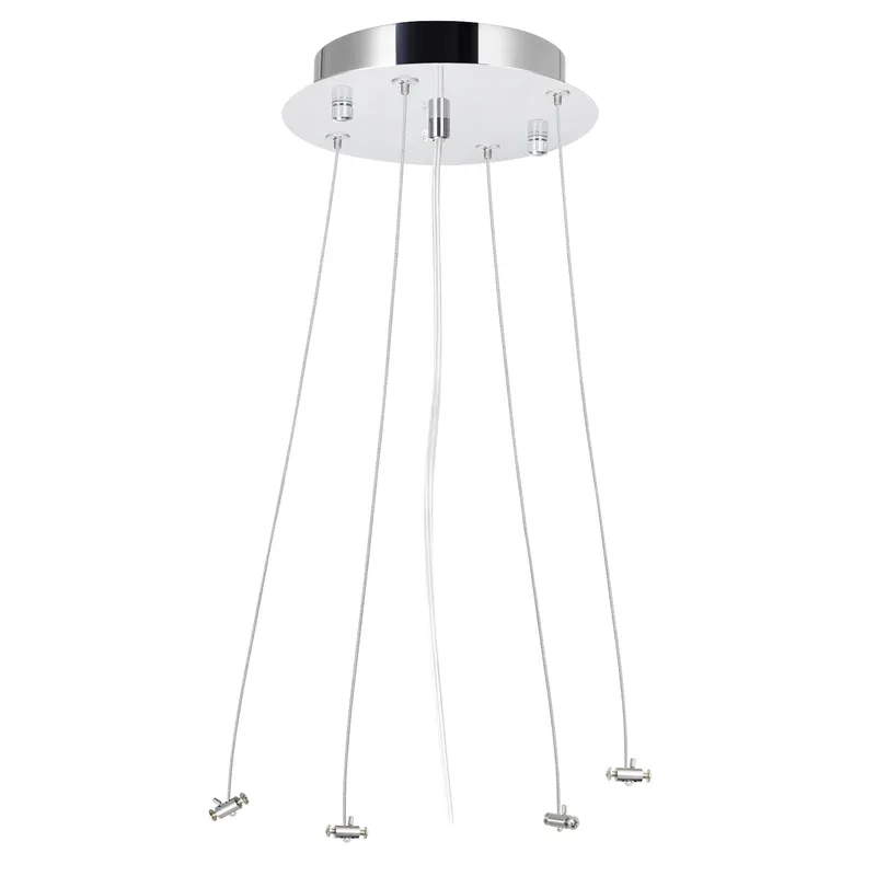 Chrome Round Suspension Kit — CWI Lighting LED General Lighting  