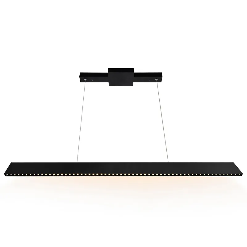Bellagio Integrated LED 45in Black Chandelier — CWI Lighting LED Pendant Lights  
