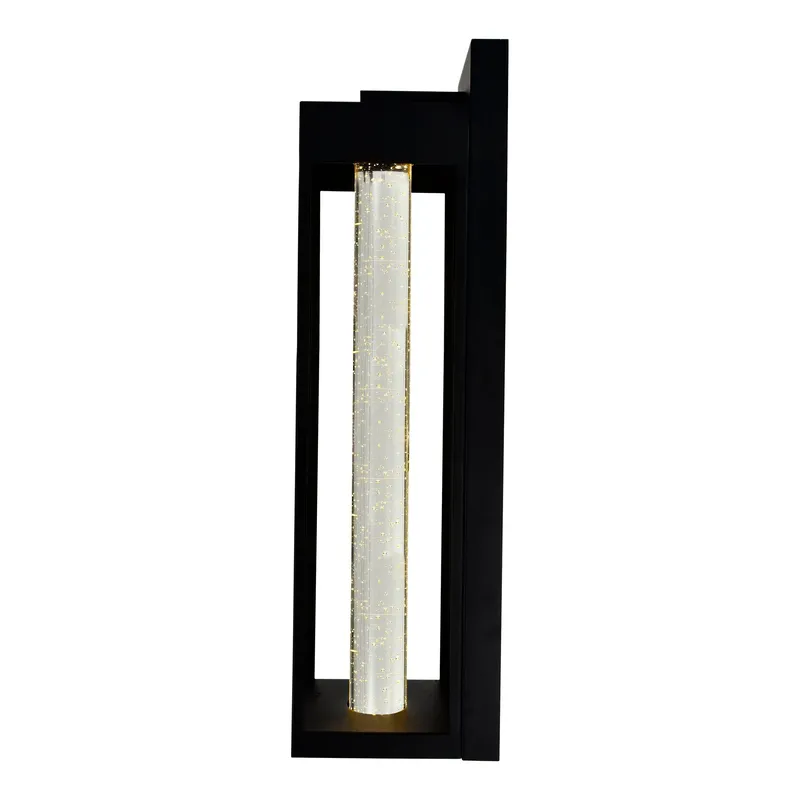 Rochester Integrated LED 27in Black Outdoor Wall Light — CWI Lighting LED Wall Lights  