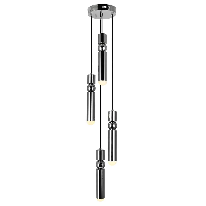 Chime LED Pendant With Polished Nickel Finish — CWI Lighting LED Pendant Lights  