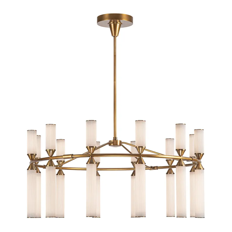 Edwin 38-in Chandelier — Kuzco Lighting LED Landscape Lights  3000K