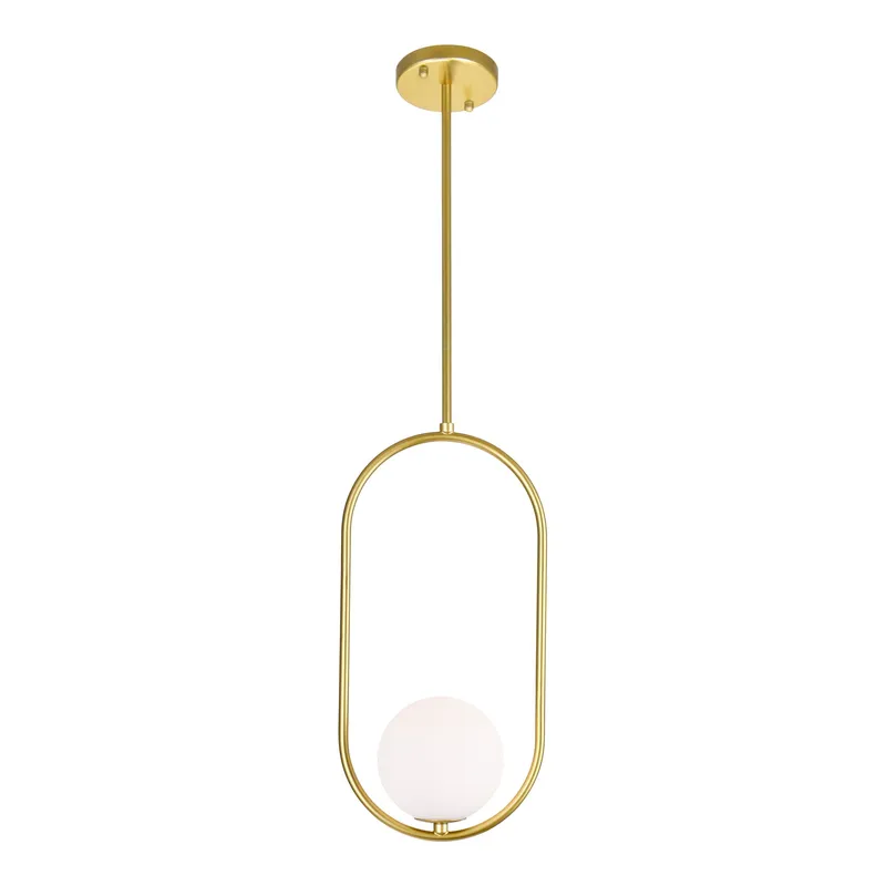 Celeste 1 Light 8in Medallion Gold Mini Pendant — CWI Lighting LED Pendant Lights  
