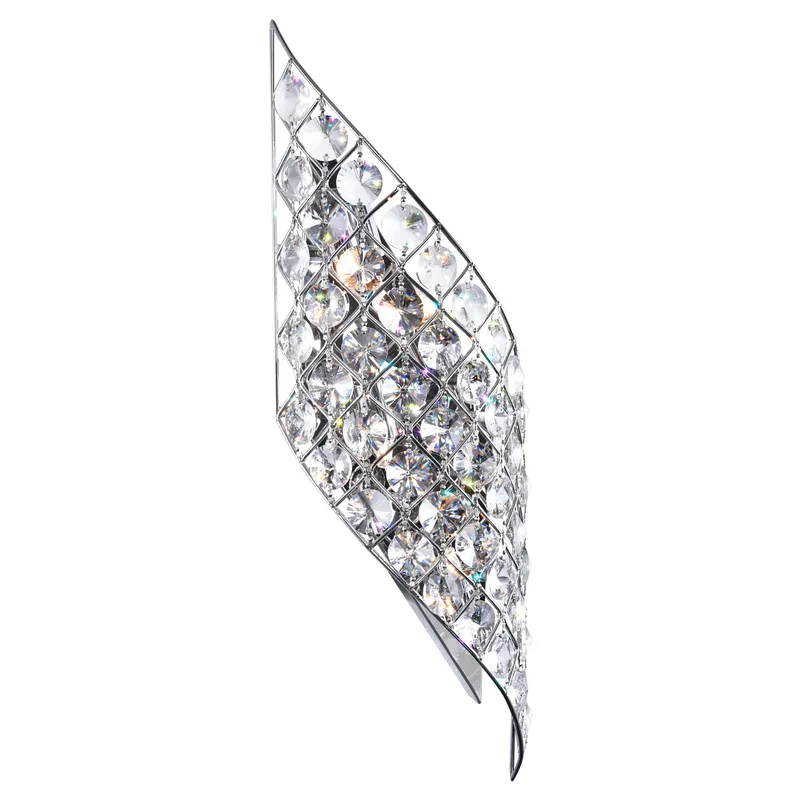 Chique 4 Light Chrome Wall Light — CWI Lighting LED Wall Lights  