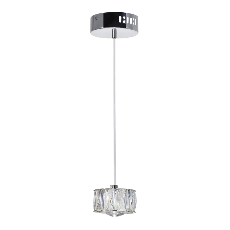 Milan LED Mini Pendant With Chrome Finish — CWI Lighting LED Pendant Lights  