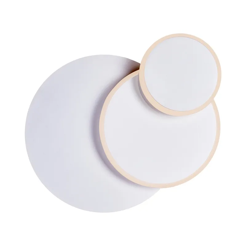 Private I Integrated LED Round Matte White Wall Sconce — CWI Lighting LED Wall Lights  