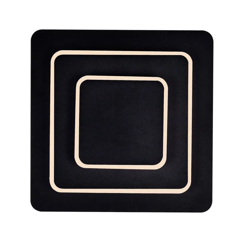 Private I Integrated LED Square Matte Black Wall Sconce — CWI Lighting LED Wall Lights  