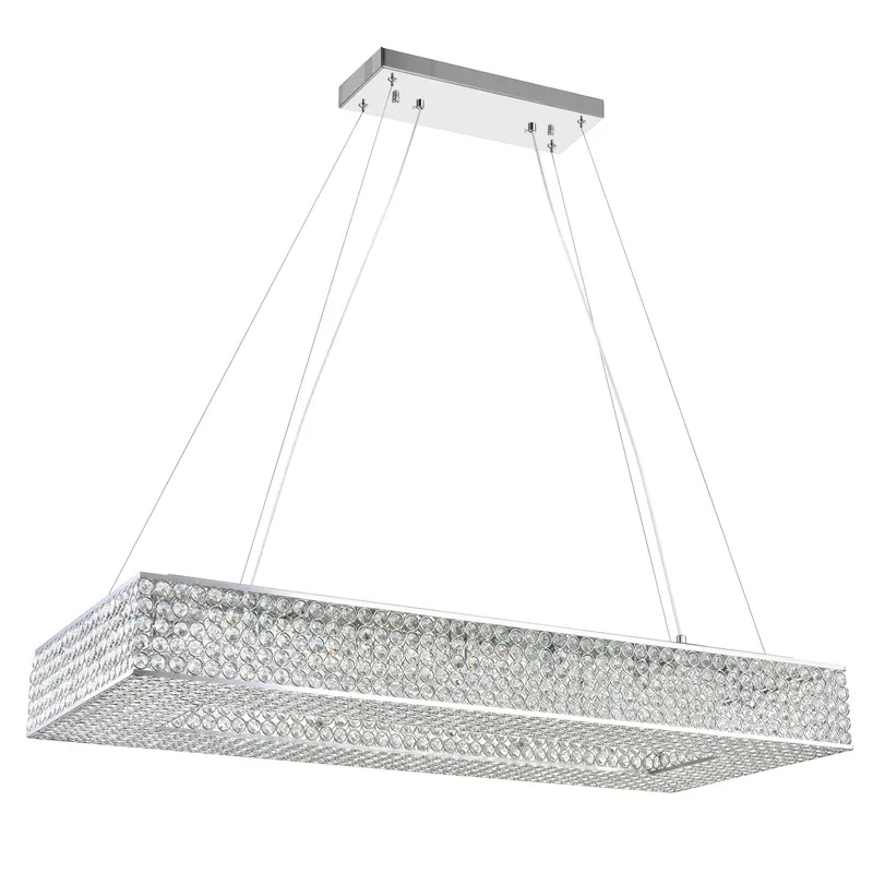 Dannie 16 Light Chandelier With Chrome Finish — CWI Lighting LED Pendant Lights  