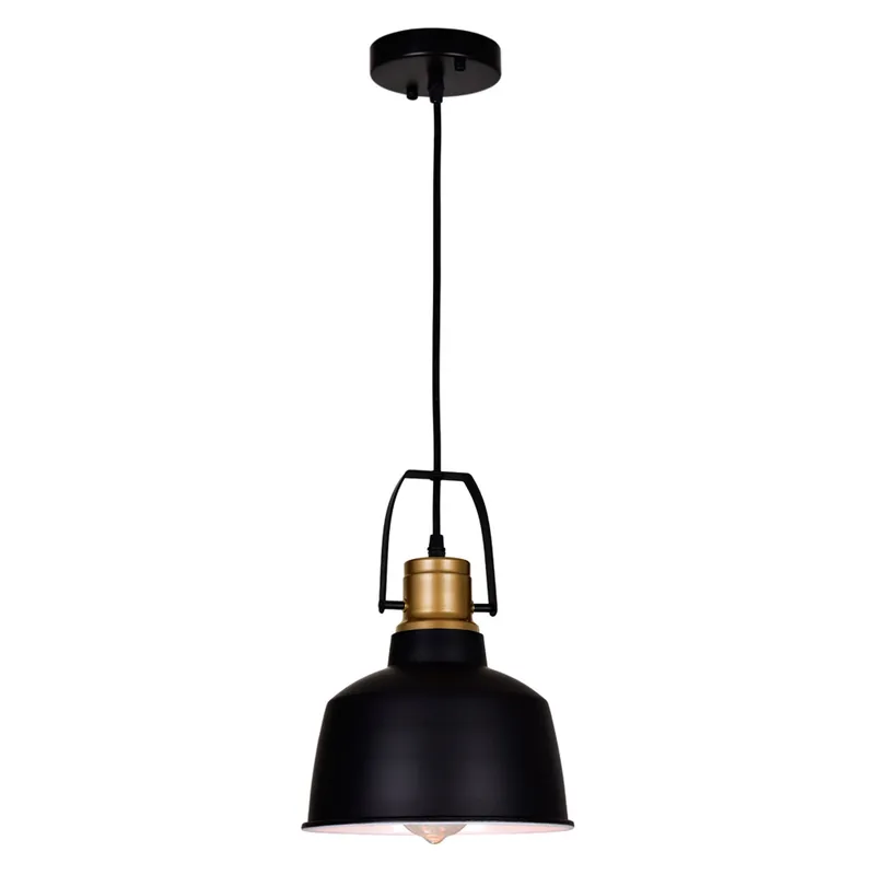 Elisa 1 Light 9in Black Down Pendant — CWI Lighting LED Pendant Lights  