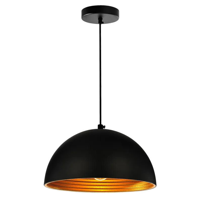 Modest 1 Light 12in Black Down Mini Pendant — CWI Lighting LED Pendant Lights  