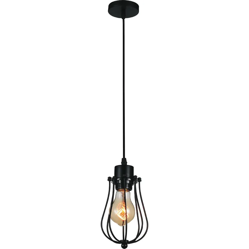 Tomaso 1 Light Black Down Mini Pendant — CWI Lighting LED Pendant Lights  