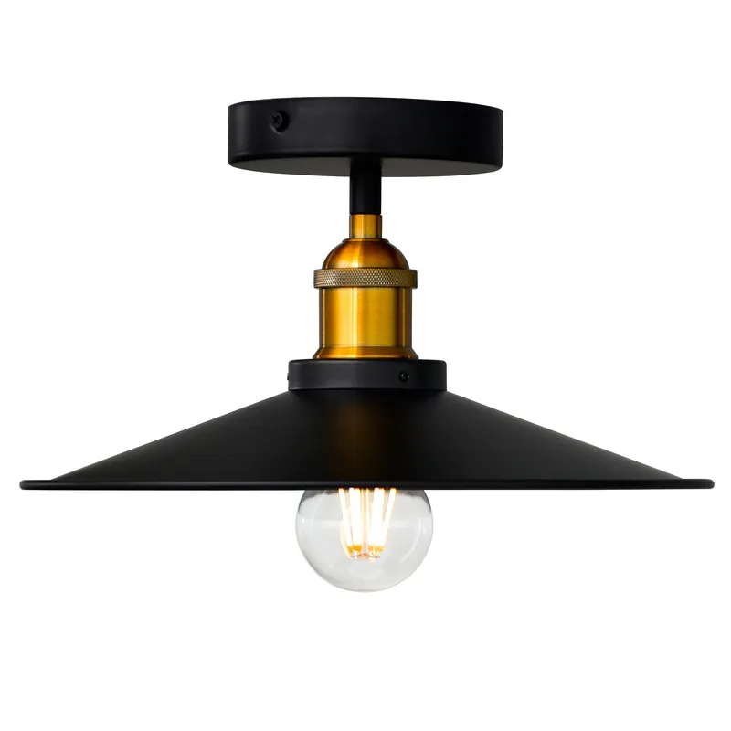 Brave 1 Light Black Flush Mount — CWI Lighting LED Ceiling Lights  