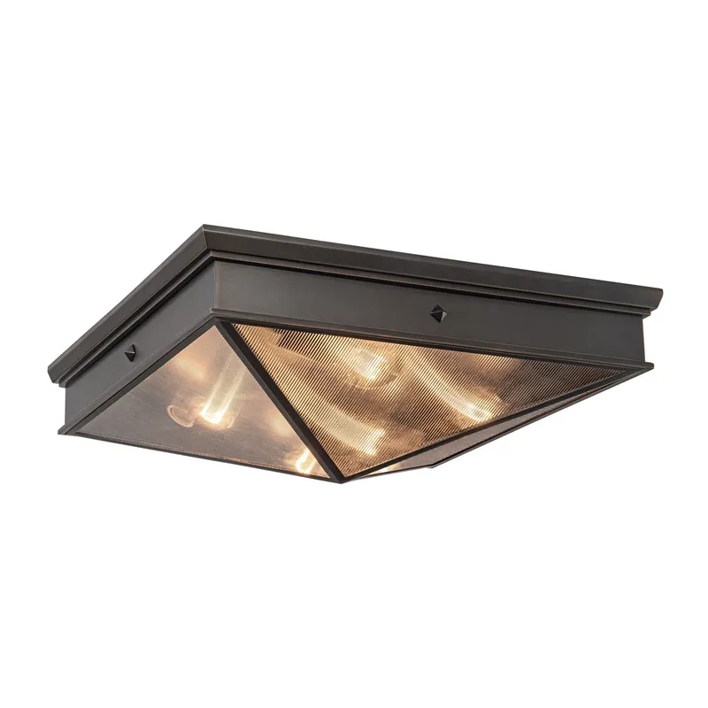 Cairo 19-in Flush Mount — Kuzco Lighting LED Post Top Lights 40.0W 