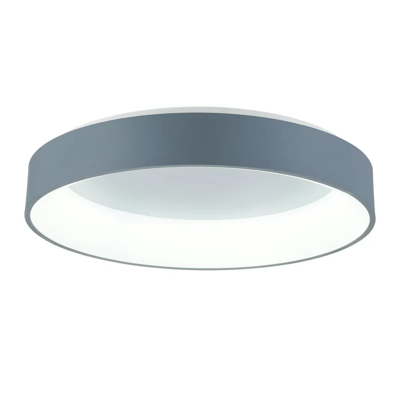 Arenal Integrated LED 24in Gray Flush Mount — CWI Lighting LED Ceiling Lights  