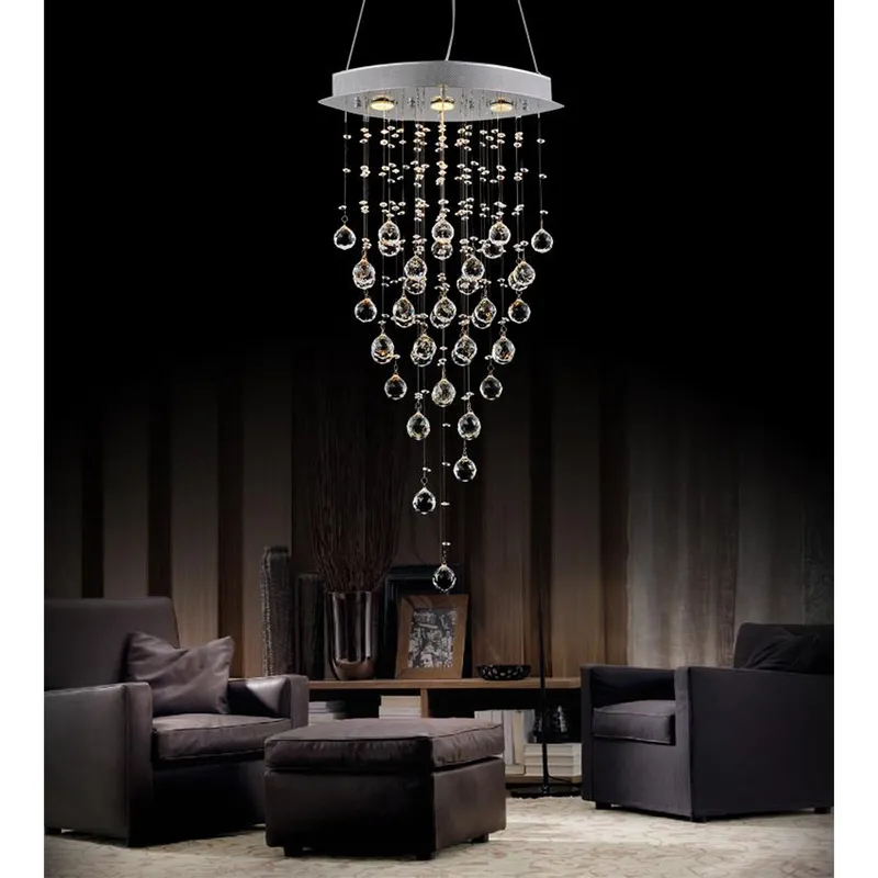 Robin 3 Light Down Chandelier With Chrome Finish — CWI Lighting LED Pendant Lights  